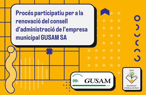 Imagen para los medios: Procés Participatiu per la Renovació del Consell d&#39;Administració de l&#39;Empresa Municipal GUSAM SA