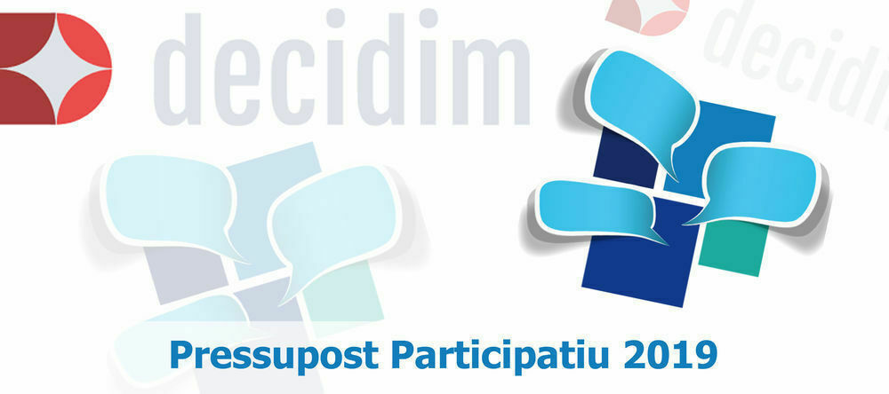 Imatge pels mitjans: Pressupost Participatiu 2019